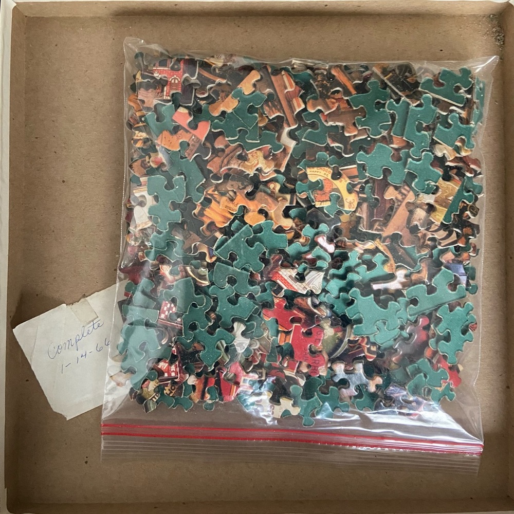 Vintage Tin Springbok Puzzle - Picture 2 of 2